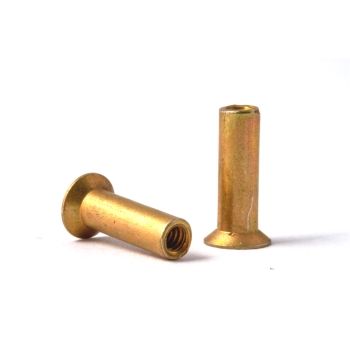 CF-AEA8-161 AEA8-161, Rivetnut Insert, 8-32 UNC-3B (.106-.161 Grip) Round Body, Countersunk Head, Aluminum, Go